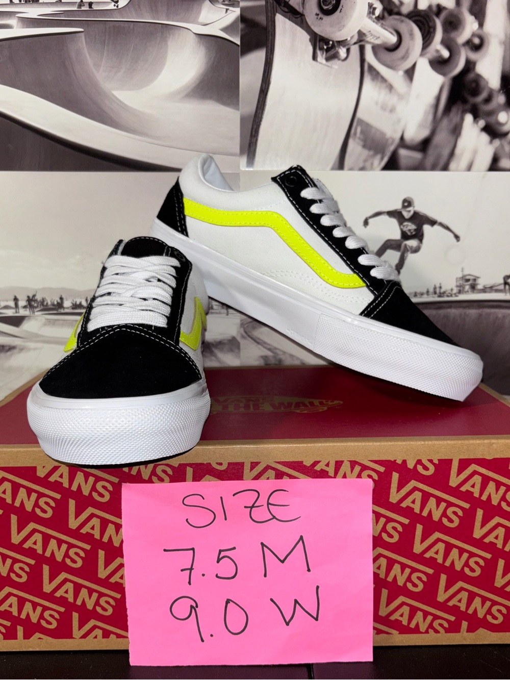 Vans Skate Old Skool sz 7.5 Men’s 9.0 Woman